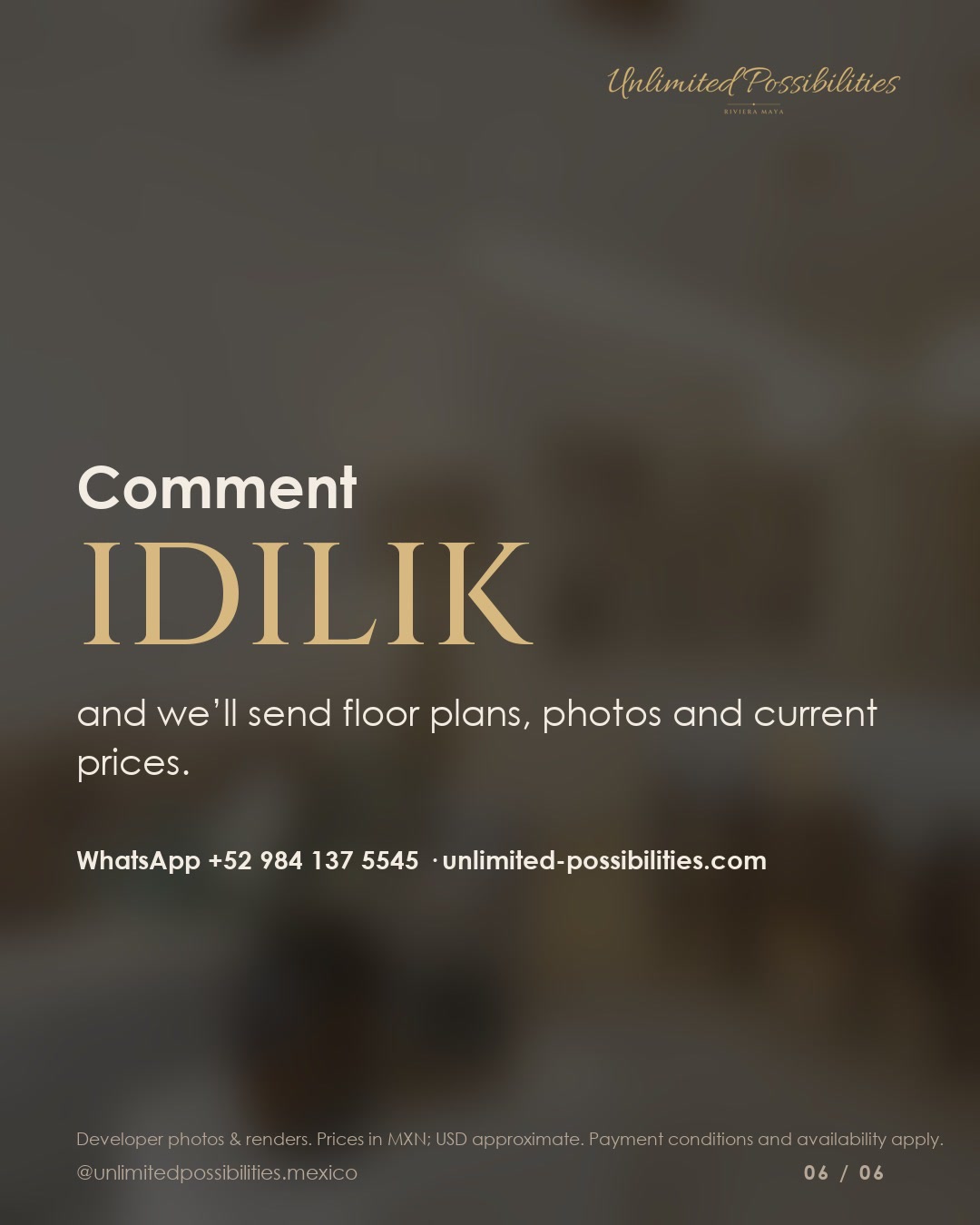 IDILIK marketing highlight · owner-approved October 2026